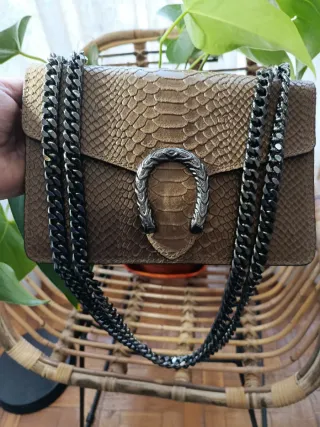 Bolso Piel  Genuine Leather