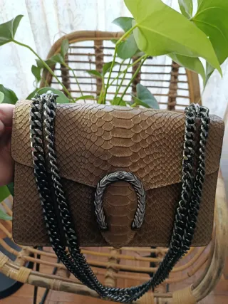 Bolso Piel  Genuine Leather