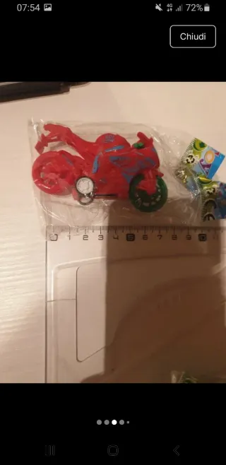 10 Motorette Giocattoli in Plastica