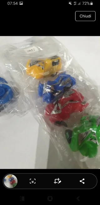 10 Motorette Giocattoli in Plastica