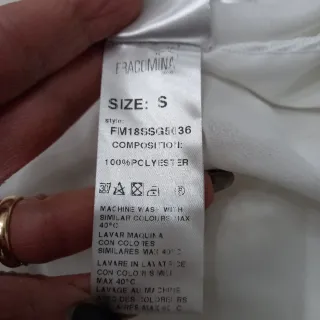 Abito bianco Fracomina bambina pizzo