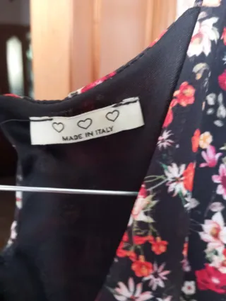 Vestito Made in Italy floreale