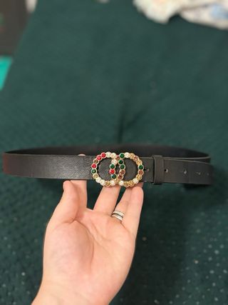 Borsa con cintura e fibbia gioiello