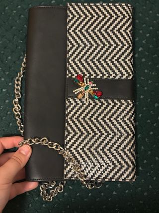 Borsa con cintura e fibbia gioiello