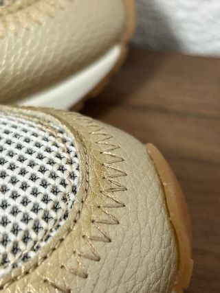 Zapatillas XTX Talla 37 Mujer Oro y Blanco