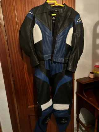 Mono de moto Alpinestars azul