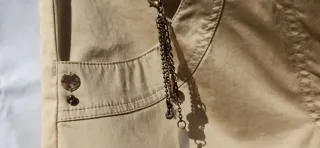 Pantalón Joluvi Beige + Pañuelo Naranja