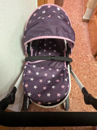 Carrito nuevo de muñecas con estrellas