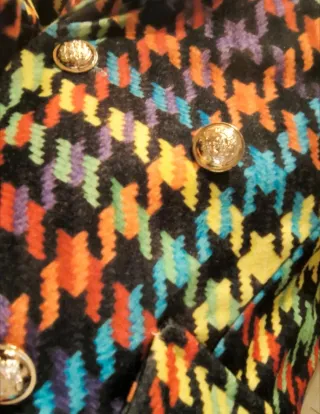 Blazer estampado multicolor