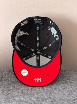 Gorra New Era NY Negra en terciopelo