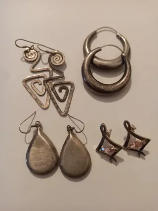 Lote Pendientes Plata 925