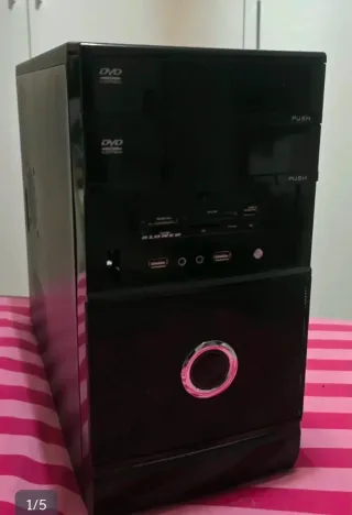 Torre PC Escritorio Negra