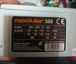 Torre PC Escritorio Negra