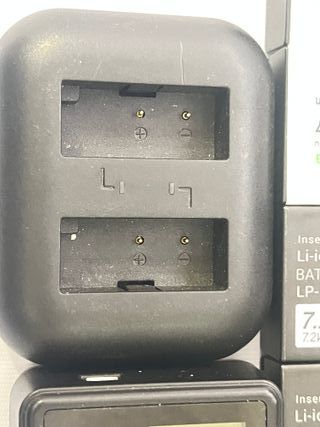 Confezione di 6 batterie LP-E17 + 2 caricatori duali