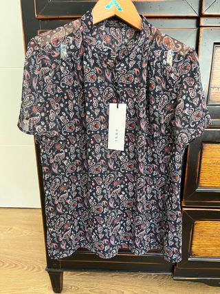 Blusa IKKS Paisley Talla M