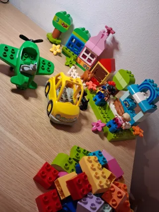 LEGO Duplo Caja verde 100 piezas coche avión