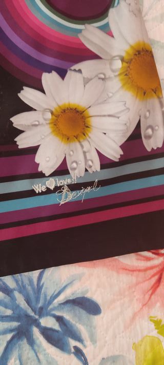 Vestido Desigual Negro Talla 44