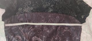 Vestido Desigual Negro Talla 44