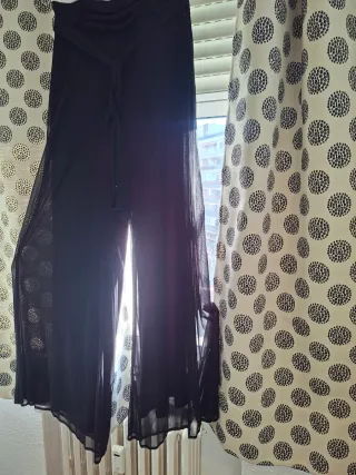 Vestido fiesta El Corte Inglés blanco y negro