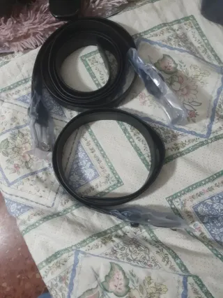 Correa o cinturón negro para hombre