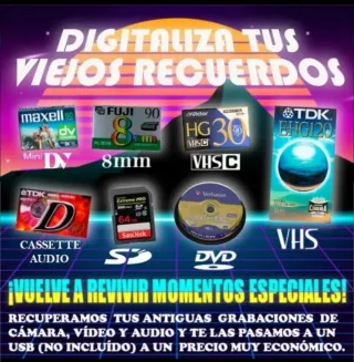 Convertimos tus mini dv a digital