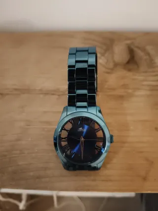 Reloj Lotus Mujer Azul y Plateado