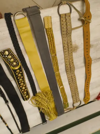 Lotto Cinture Donna Beige e Oro