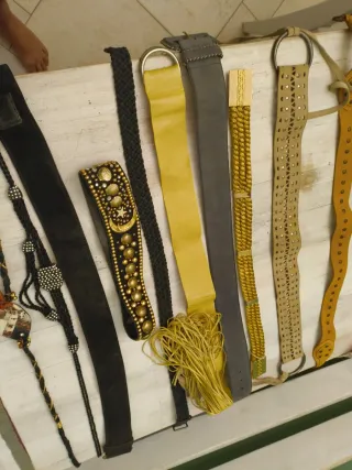 Lotto Cinture Donna Beige e Oro