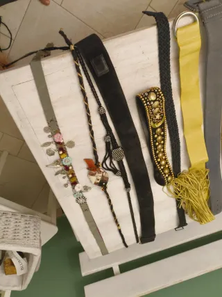 Lotto Cinture Donna Beige e Oro