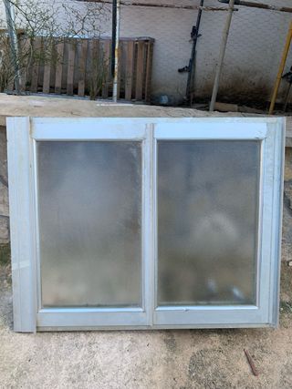 Ventana doble de aluminio
