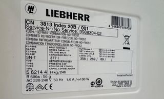 FRIGORÍFICO COMBI LIEBHERR BLANCO