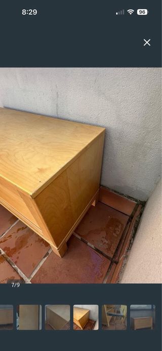 Mueble archivador de madera