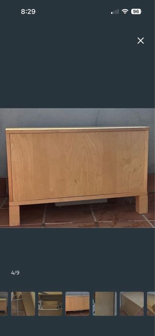 Mueble archivador de madera