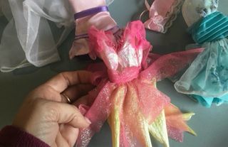 Vestidos Barbie muñeca vintage lote