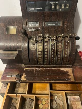 Caja Registradora Antigua National