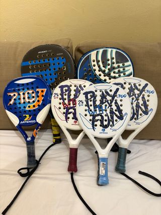 Set di racchette da padel junior e adulto