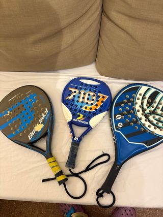 Set di racchette da padel junior e adulto