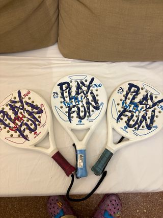 Set di racchette da padel junior e adulto