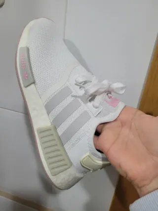 Zapatillas Adidas Mujer Blancas y Rosas