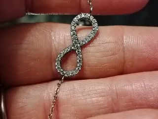 Bracciale Argento 925 Infinito Zirconi