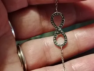 Bracciale Argento 925 Infinito Zirconi