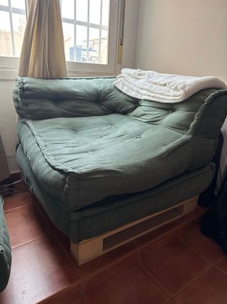 Sofá Palet Sklum Tela Madera