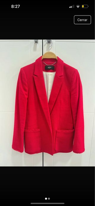 Chaqueta Mango Roja