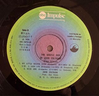 Vinilo John Coltrane The Gentle Side