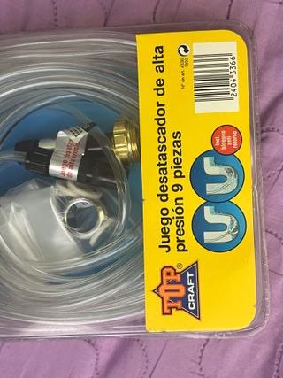 Kit Desatascador Alta Presión 9 Piezas TOP CRAFT