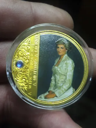 Moneda Princesa Diana