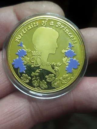 Moneda Princesa Diana