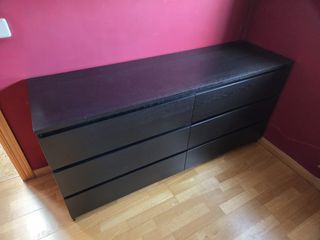 Cajonera Ikea Negra Madera