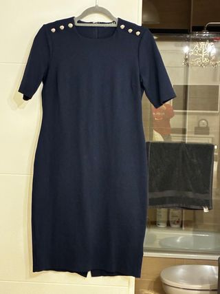 Vestido Ralph Lauren Azul Marino