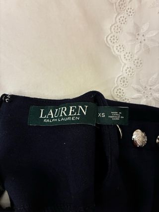 Vestido Ralph Lauren Azul Marino